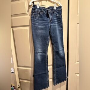 Silver Suki Dark Wash Bootcut Jeans